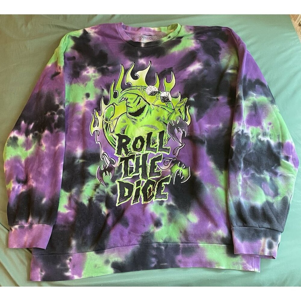 Nightmare Before Christmas Oogie Boogie Crewneck Sweatshirt Medium Disney